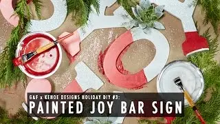 G&F x Kehoe Designs DIY: Painted Bar Sign