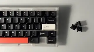 Qwertykeys QK60 R3 w/ Gateron Ghost Linears - &ldquo;Redline&rdquo; (Sound Test)