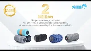 DualSwingMotorsPeanut Massager Patented Design Ultra-Thick Silicone & Quiet Eco-Friendly Deep Relief