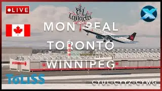 Oh Canada! | Winter Ops | A321 | Montreal - Toronto - Winnipeg | Air Canada | VATSIM