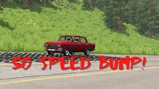 50 speed bump against the Russian car industry - BeamNG Drive
