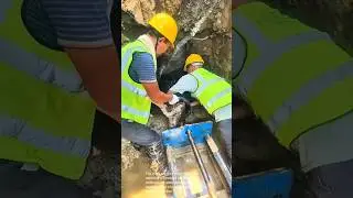 Emergency Pipe Repair: Underground Water Main Leak Fixed!