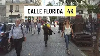 Calle Florida walk 🇦🇷  Buenos Aires Argentina 4K 2023