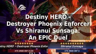 Yu-Gi-Oh! Master Duel | Destiny HERO - Destroyer Phoenix Enforcer Vs Shiranui Sunsaga: An EPIC Duel