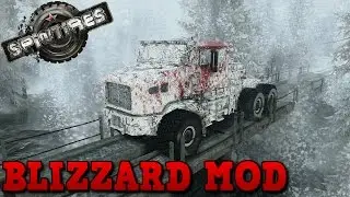 SpinTires | Snow Blizzard Mod | First Look