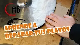 REPARA tus PLATOS de BATERIA. como reparar PLATILLOS de BATERIA.