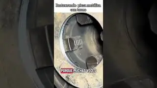 c&oacute;mo restaurar pieza met&aacute;lica usando un torno #soldadura #usa #welding