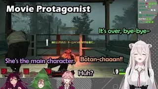 Botan Activating Her Main Protagonist Quirk When Playing Left 4 Dead 2 With IRyS, Korone and Lui-nee