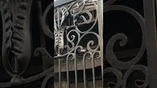 Wrought iron gate