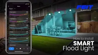 Install the Color-Changing Smart LED Flood Lights