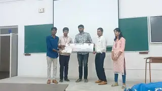 Data Analysis Event 2nd Position at PSG College of Technology with the cash prize of 3000/-