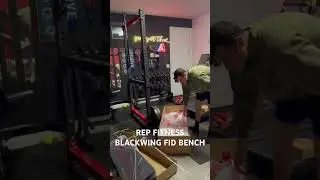 Unboxing new blackwing bench from  @REPfitness