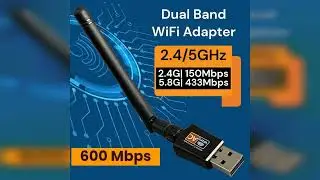 Review: AC600 Mbps Dual Band Internet USB WiFi Adapter for desktop PC 2.4/5GHz, Desktop-Laptop...