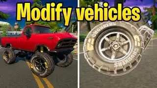 Modify vehicles with off-road tires - Fortnite Challenge Guide