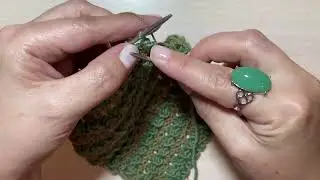 Без схем заморочек! ВЯЖИТЕ ТОЛЬКО ЛИЦЕВЫМИ! UNGEW&Ouml;HNLICHE STRICKTECHNIK! Wiederholen Sie nur 1 Reihe