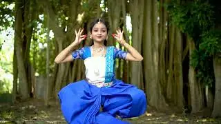 Neel anjonoghono |নীল অঞ্জনঘন |Dance cover by Brishti Rit |Rabindra Jayanti Special |Rabindranrittya