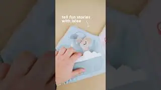 Interactive soft book toy for creative storytelling | Lalee's home adventure
