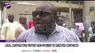 Local Contractors Protest Non-Payment of Executed Contracts