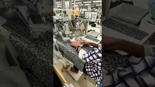 Easy process of Boone joint in APW  Automatic sewing machine. #garments #sewing #pants #rmg #shorts