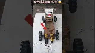 making to gear motor RC tractor #shorts #tractor