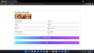 Product uploading and viewing product details by clicking on the image (part 04) #shorts