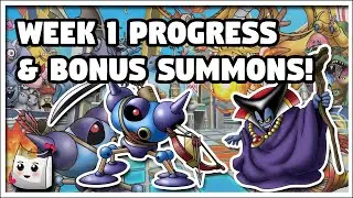 First Week Progress & Bonus Summons! | Dragon Quest Tact