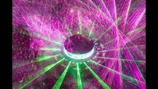 Inside the 2500W Laser Setup at Lost Lands Crater Stage
