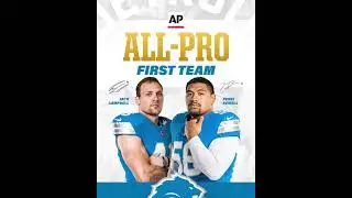 The Detroit Lions just put FOUR players on the All-Pro list&hellip; 👀 #DetroitLions #allpro #onepride #NFL
