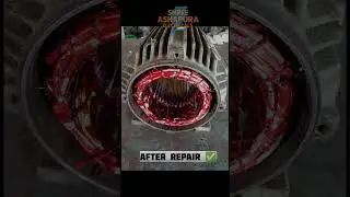 Motor Before & After Rewinding 😍⚡ | Electric Motor Repair