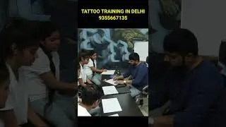 Tattoo Training in Delhi #tattootraining #tattoocourse #tattooschool #learntattooing #tattooartist