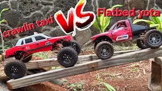 Who Will Conquer the Mini Course? WPL Taxi vs. TRX4M C24!