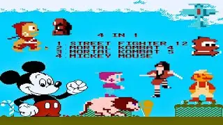 NES 4 in 1 Cartridge : Old School Gaming