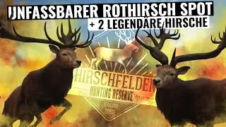 Unfassbarer Rothirsch Spot auf Hirschfelden + 2 legend&auml;re Rothirsche! || theHunter Call of the Wild