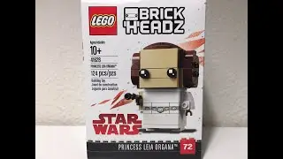 STAR WARS LEGO Brickheadz: Princess Leia Organa Stop Motion Build! 41628