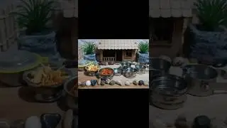 Pocket Size Lunch 😋#trendingshorts #popular  #viral #shortsfeed #miniature #food #cooking #desi