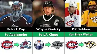 NHL Blockbuster Trades That Shocked the World
