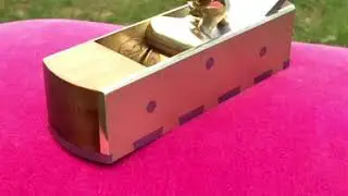 Brass sided Boxwood infill dovetailed mitre handmade plane
