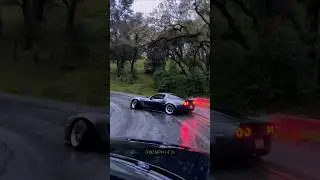 C6 Corvette Grand Sport Drifting in the Rain