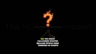 Did You Know Halloween Started Because of Ghosts? #history #halloween