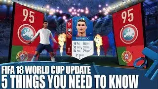 FIFA 18 New World Cup Russia Update Gameplay! 5 Things You Need To Know