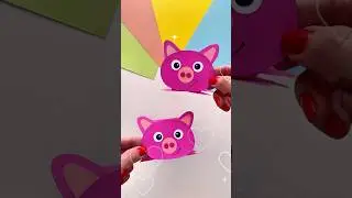 Cute Paper Pig Craft 🐷💖