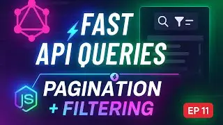 GraphQL Pagination & Filtering in Node.js | Efficient API Queries Tutorial (Ep 11)