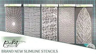 Brand New Slimline Stencils