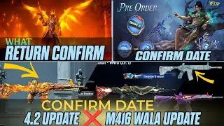 ALL M416 CONFIRM AND CONFIRM RELEASE DATE 🔥 BEST ULTIMATE RETURN 🎉 PRR ORDER EVENT DATE 