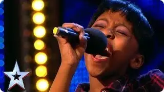 11 year old Diva Asanda Jezile sings Diamonds | Britain's Got Talent