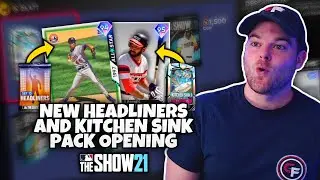 NEW CONTENT PACK OPENING!!! | HEADLINER SET 13 AND KITCHEN SINK PACK!!! | MLB THE SHOW 21