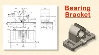 Bearing Bracket in Fusion 360