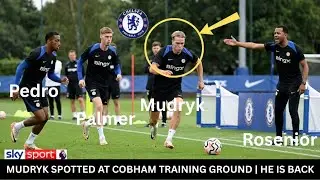 MUDRYK SPOTTED BACK IN CHELSEA TRAINING AHEAD OF PAFOS CLASH | CHAMPIONS LEAGUE NIGHT AT STANFORD