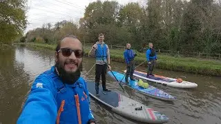 Paddling on the Wey Navigation 19/11/2022