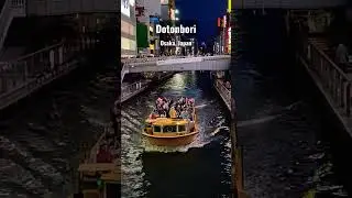 Tombori River Cruise at Dotonbori, Osaka